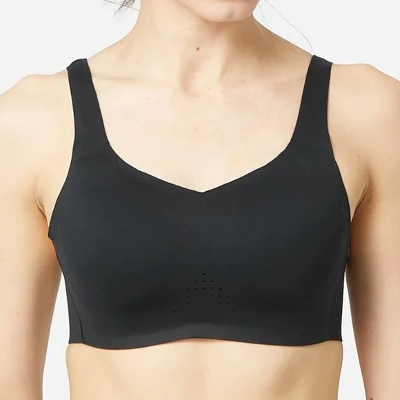 Brooks Dare Underwire Sports Bra, Black, Size 36D - Picture 3 of 10